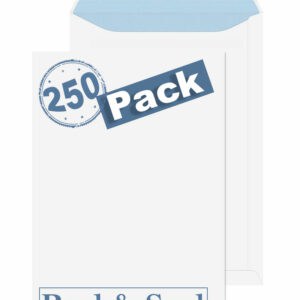 c4 indigo white peel & seal pocket envelopes pack of 250