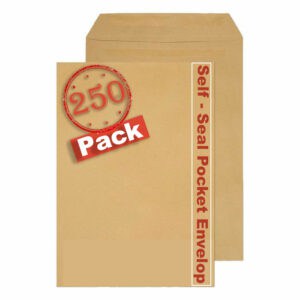 c4 indigo manilla self seal pocket envelopes pack of 250