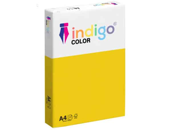 indigo a4 80gsm coloured copier paper stockholm 1 ream (500 sheets)