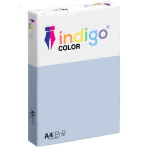 Indigo a4 80gsm coloured copier paper stockholm 1 ream (500 sheets)