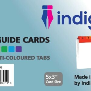 indigo 5x3 guide cards