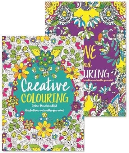 NEW EDITION A4 ANTI-STRESS ADULT COLOURING BOOK BOOKS Colour Therapy FOR  ADULTS