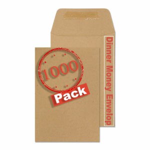80gsm manilla dinner money envelopes pack of 1000
