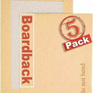 c4 indigo manilla boardback peel & seal do not bend envelopes pack of 5