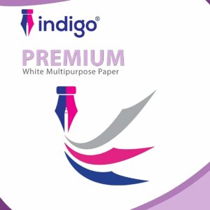 indigo® a4 white multipurpose copier 100gsm paper pack 50 sheets