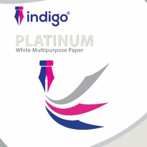 indigo® a4 platinum white multipurpose copier 90gsm paper pack 100 sheets