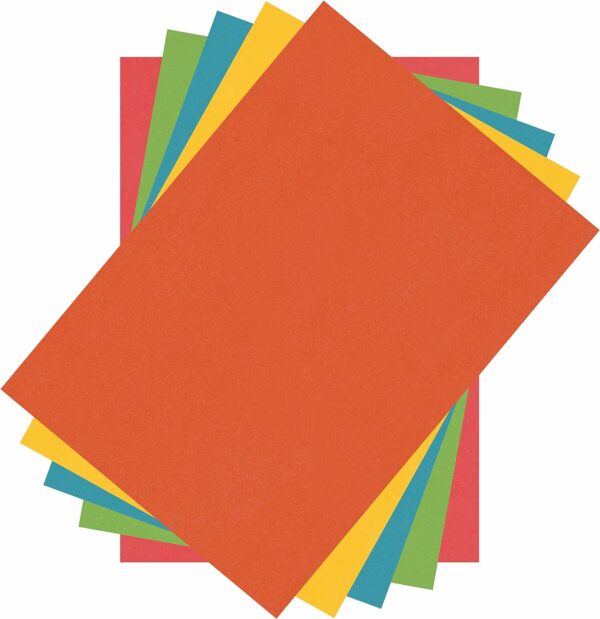 indigo a4 80gsm coloured copier paper deep orange 100 sheets