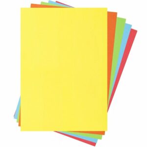 80gsm 100 sheets indigo a4 coloured copier paper bright yellow