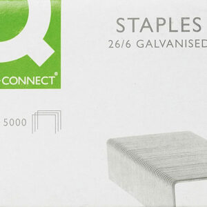 q connect staples 26/6mm, pack of 5000