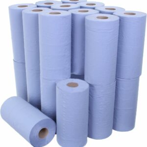 indigo® hygiene couch roll blue 9 roll