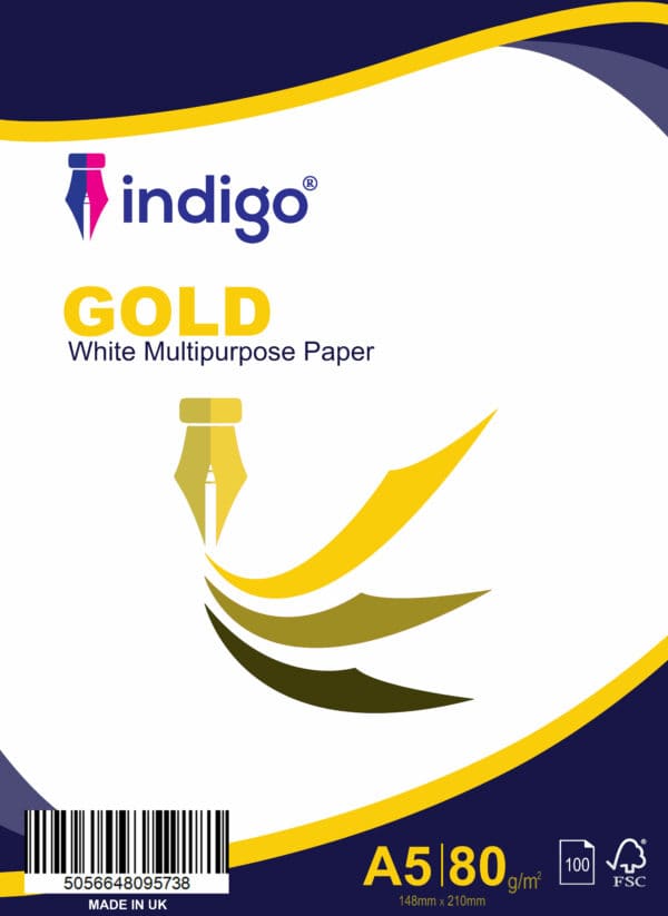 80gsm indigo® a3 white multipurpose paper pack 100 sheets