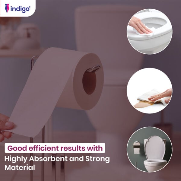 indigo bliss luxury scented bathroom 40 toilet rolls 2 ply lotus flower super soft and strong toilet paper ultimate quilted comfort for a luxurious bathroom experience 4 x10 rolls pack = 40 rolls