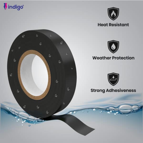 indigo electrical pvc insulation tape black