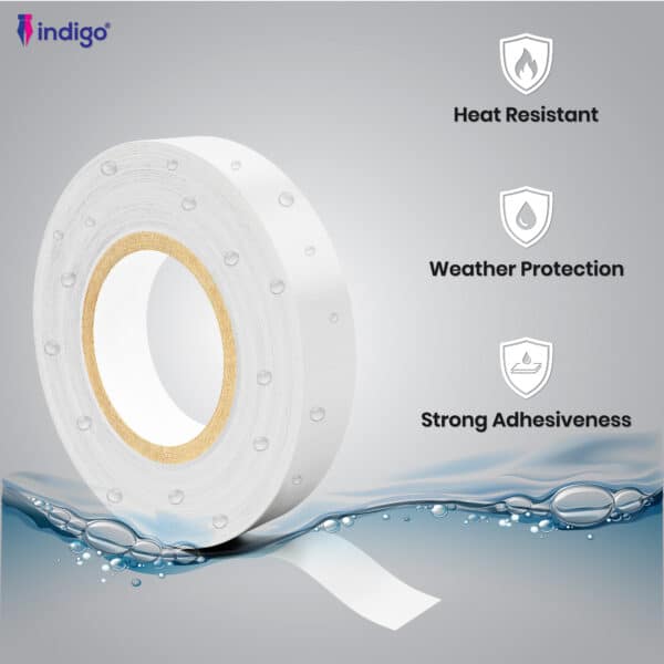 indigo electrical pvc insulation tape white