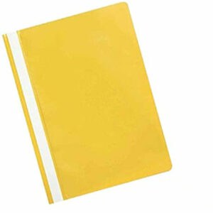 indigo® a4 project folder yellow report document files folders 2 prong (25)
