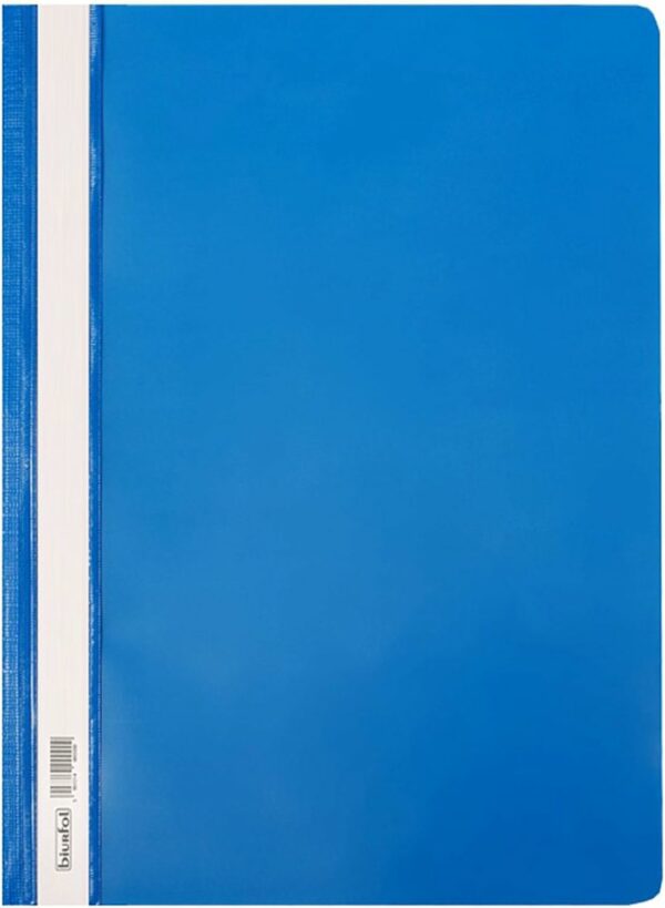 indigo® a4 project folder blue report document files folders 2 prong