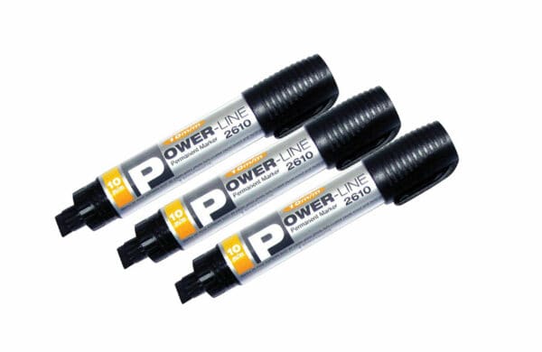 power line permanent jumbo marker black pack of 3