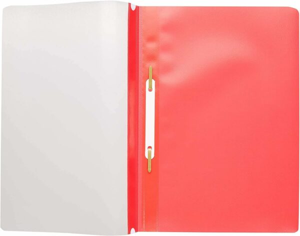 indigo® a4 project folder red report document files folders 2 prong (25)