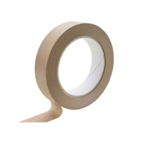 indigo® premium brown framers tape self adhesive picture framing masking backing packaging tape (1 x 24mm x 50m)