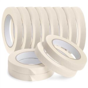 indigo® premium masking tape self adhesive decorating & painting tape 18mm x 50m (12 roll)