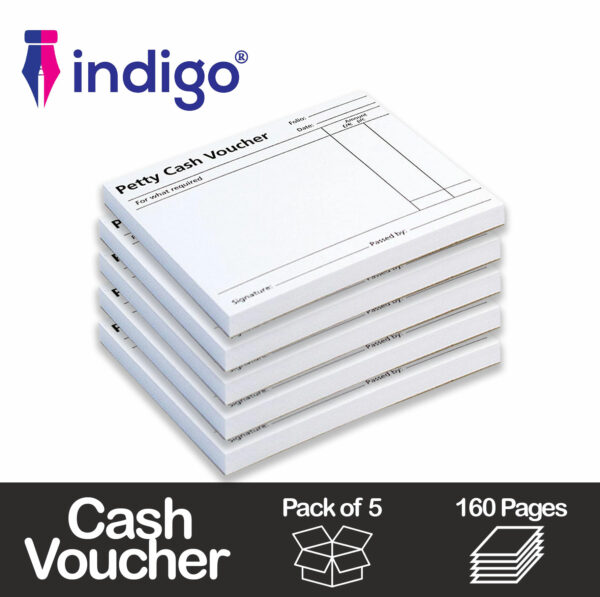 5 star office petty cash pad 160 pages 88x138mm [pack 5]