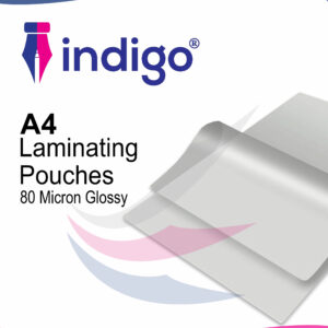 laminating pouches, a4 size, 80 micron thickness, glossy finish, pack of 100