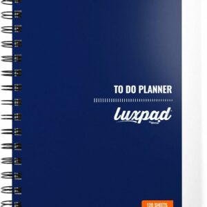 luxpad 280 x 150mm things to do planner printed template (120 sheets)