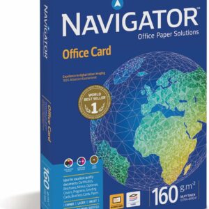 navigator office card a4 colour printer paper multi purpose printer paper photocopier paper white 160gsm 250 sheets