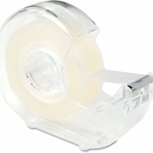 indigo® clear gift wrap tape 19mm x 25m x 1 single roll with dispenser to use on wrapping paper and tissue