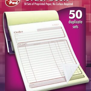 pukka pad, ncr duplicate sales invoice book 137 x 203mm single