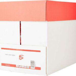 5 star 397921 office value copier paper multifunctional ream wrapped 75gsm a4 white 1 box containing 5 reams of 500 sheets