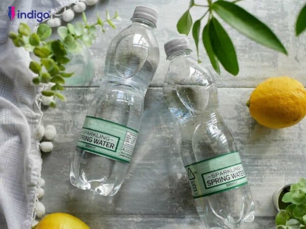 hydro spring sparkling water 500ml, 40 bottles case bottled water multipack refreshing hydration pack for everyday use