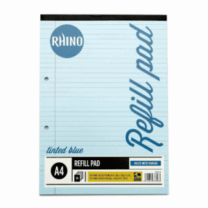 rhino a4 blue tinted refill pad habfm[pack of 6]