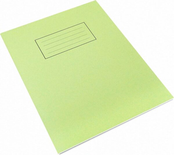 silvine a4 exercise book green. ruled feint & margin, 40 pages [pack of 10]